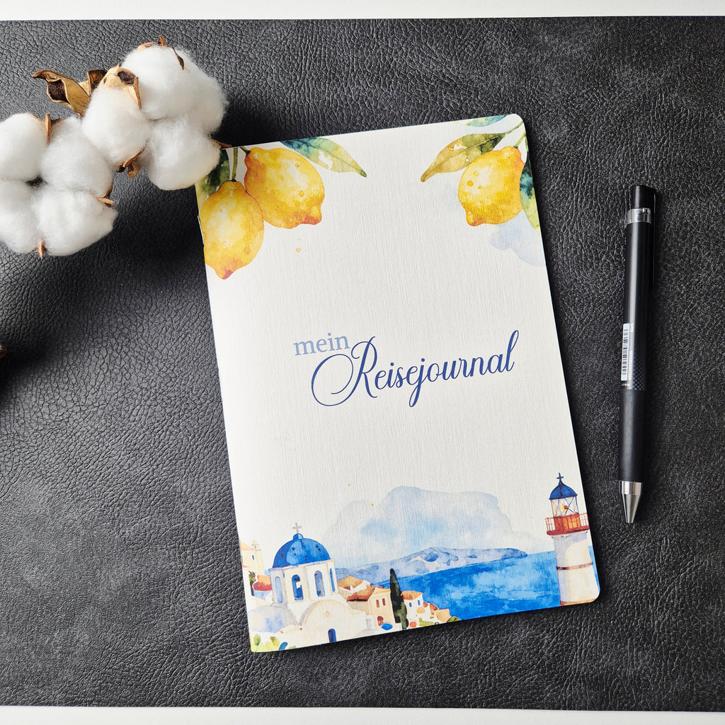 Reisejournal A5 für eine Reise bis 14 Tage
