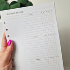 Routinenplaner A5 – Habit Tracker Einlagen für 52 Wochen