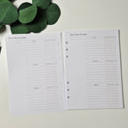 Routinenplaner A5 – Habit Tracker Einlagen für 52 Wochen
