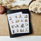 Waldtier Stickerbogen 2er-Set – Herbst Sticker für Planer & Bullet Journal