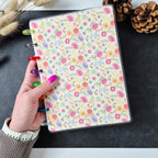 Florales A5-Discbuch mit Notizseiten