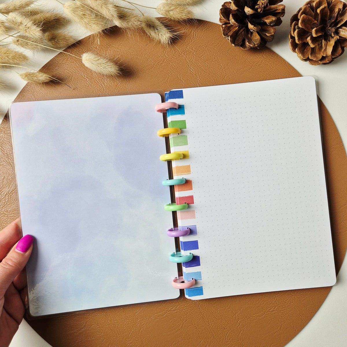 Discbound-Notizbuch A5 Rainbow – Platz für deine Ideen