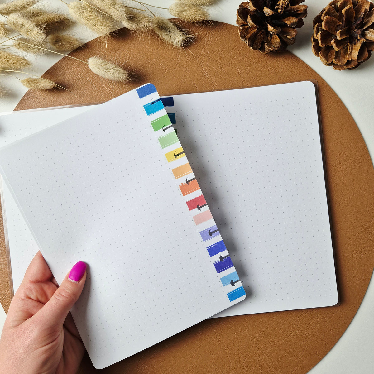 Discbound-Notizbuch A5 Rainbow – Platz für deine Ideen