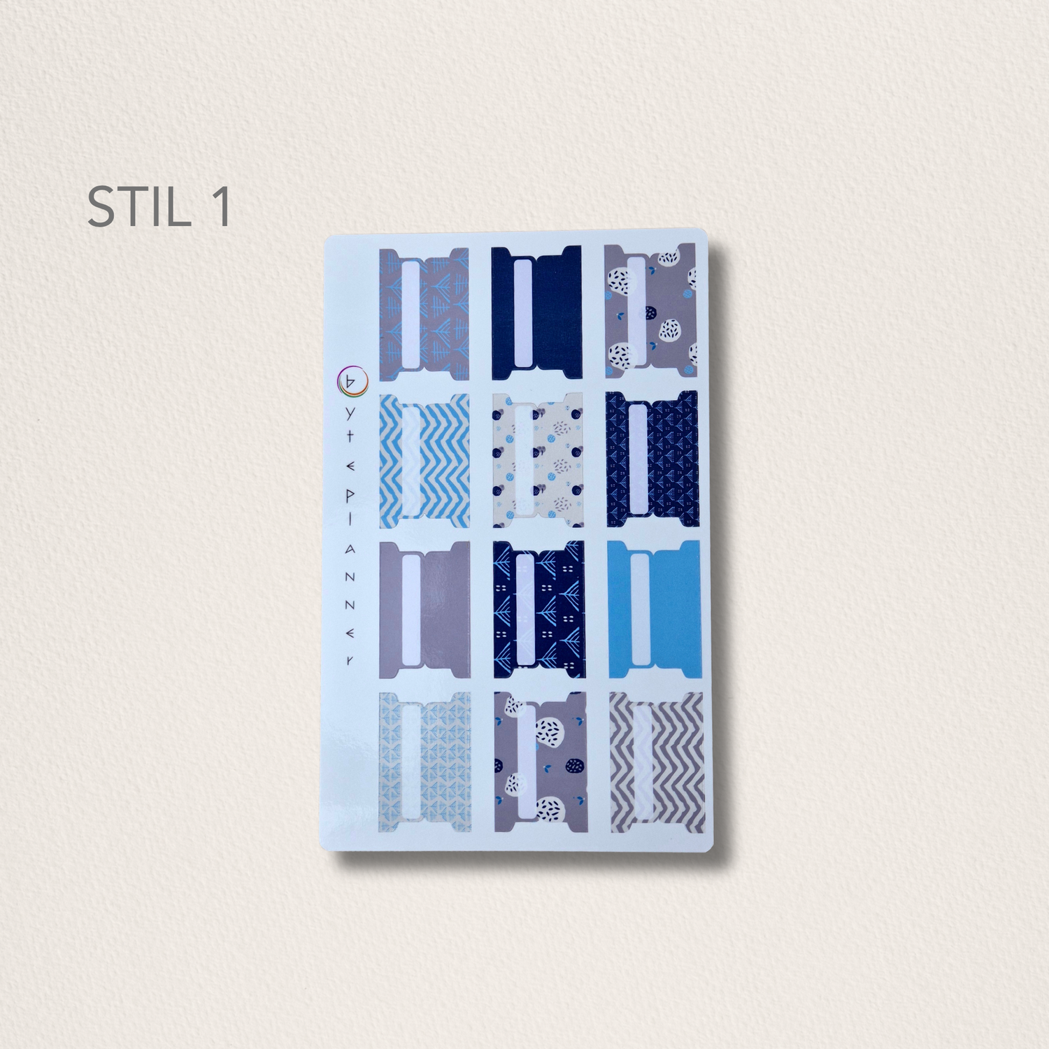 Tabs Dividers Blätte Markieren für Kalender und Planer