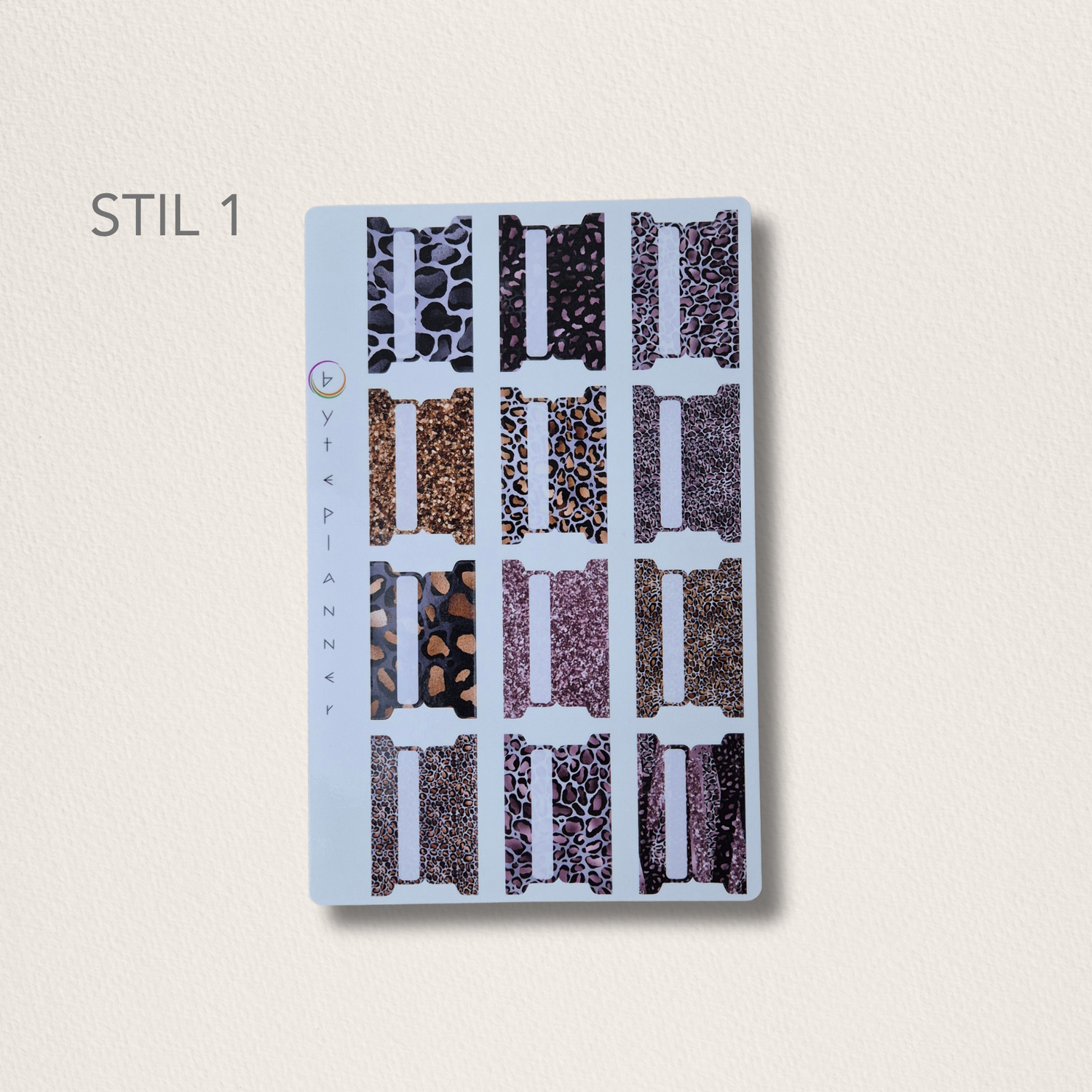 Tabs Dividers Blätte Markieren für Kalender und Planer