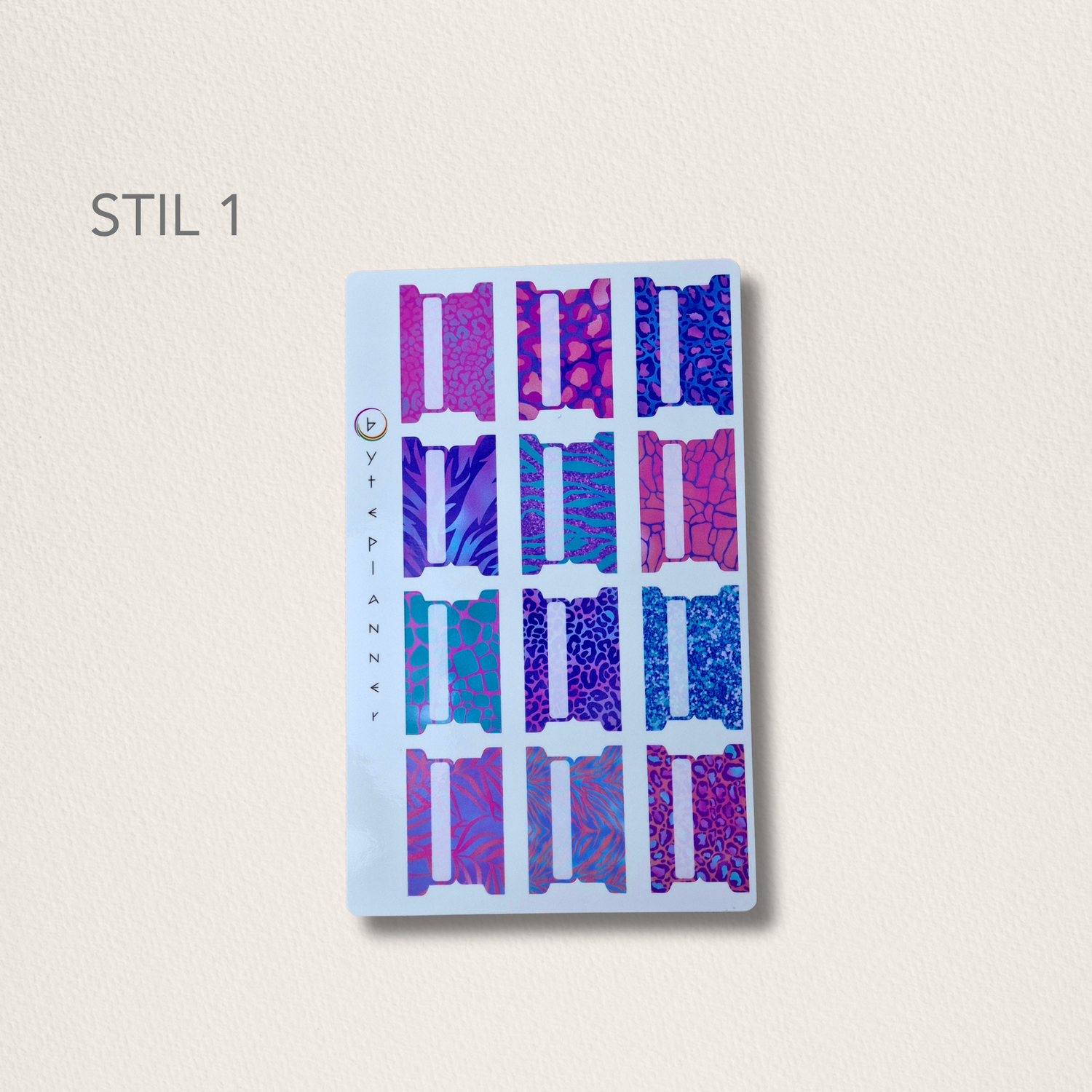 Tabs Dividers Blätte Markieren für Kalender und Planer