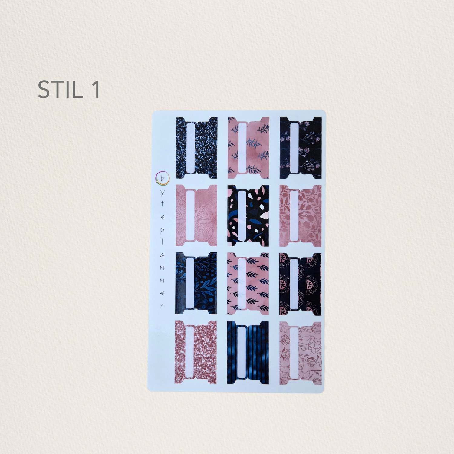 Tabs Dividers Blätte Markieren für Kalender und Planer