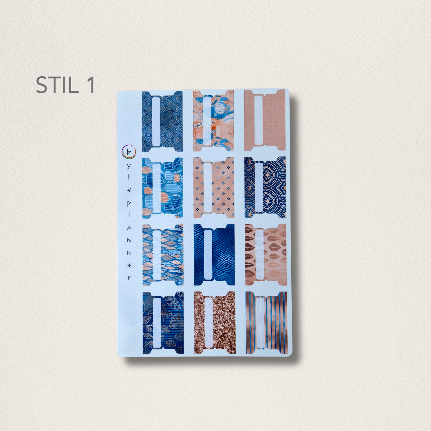 Tabs Dividers Blätte Markieren für Kalender und Planer