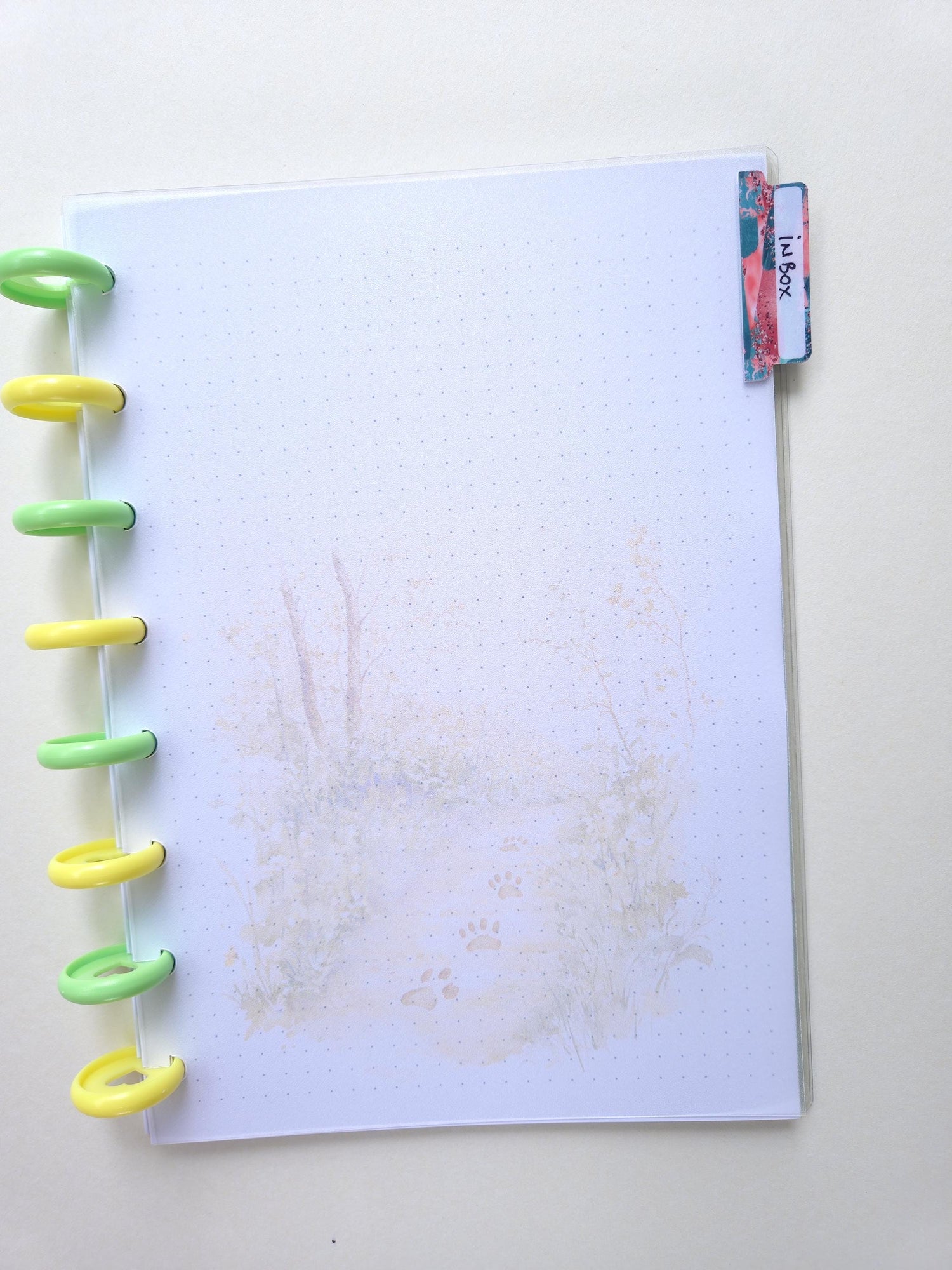 Bunte Planer-Tabs