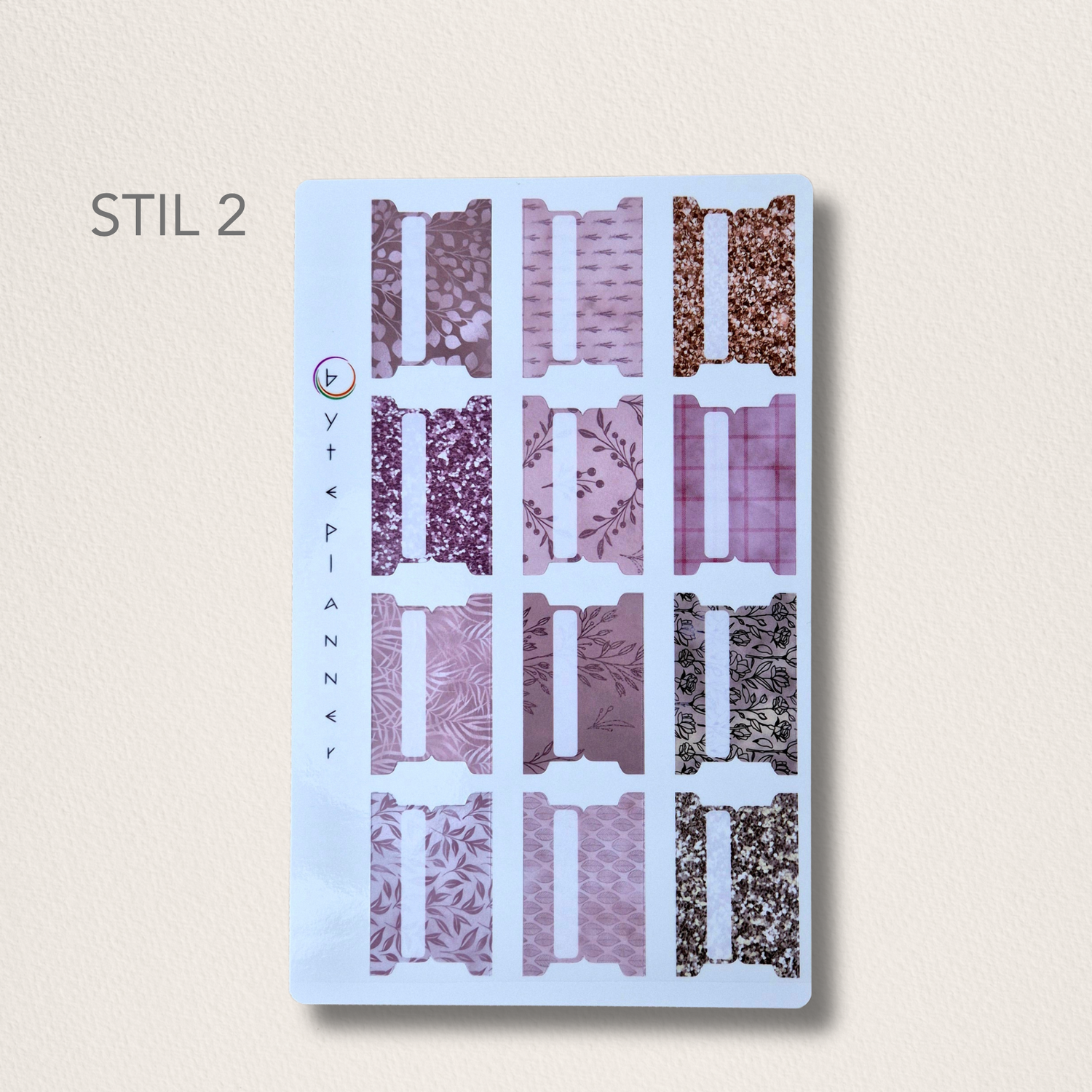 Tabs Dividers Blätte Markieren für Kalender und Planer