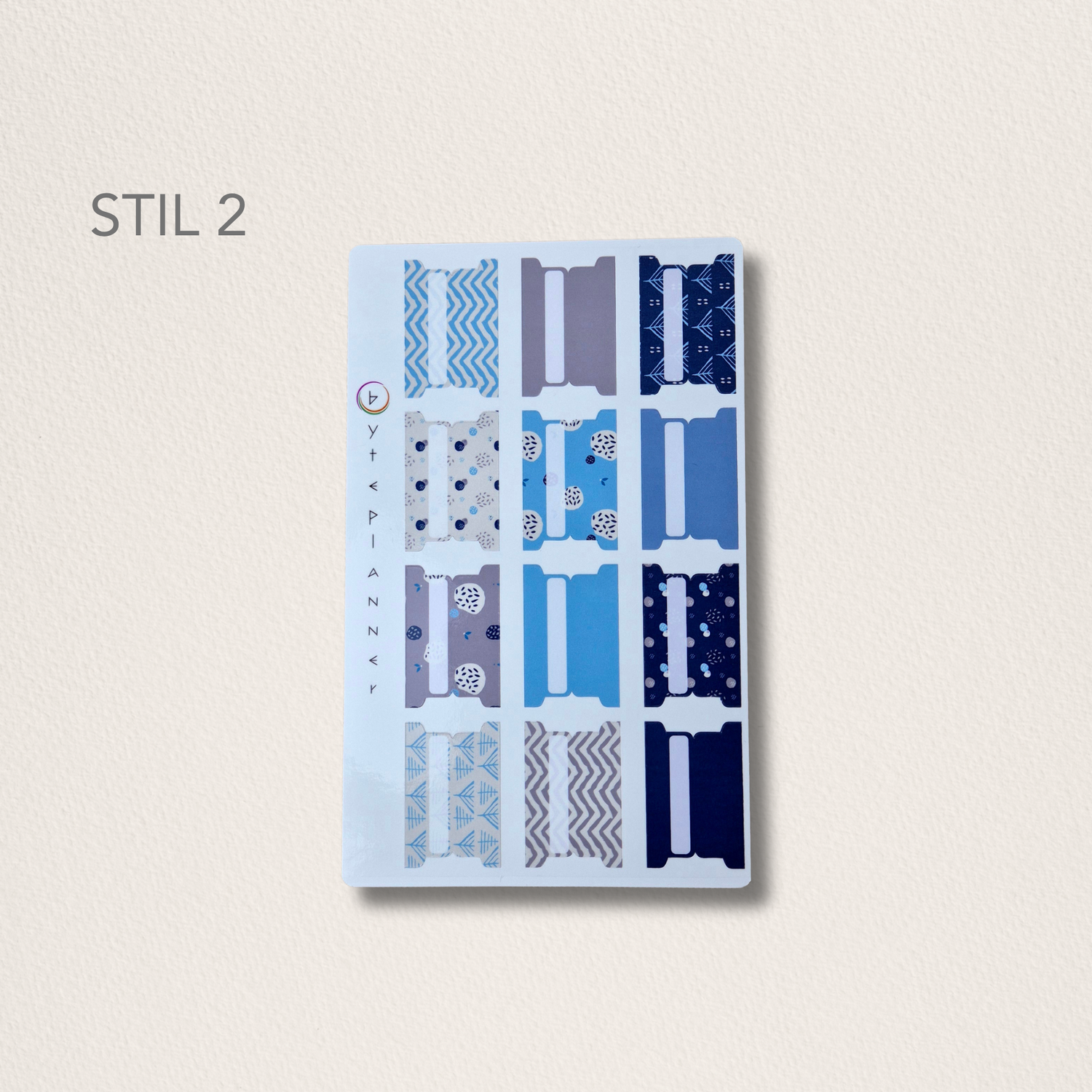 Tabs Dividers Blätte Markieren für Kalender und Planer