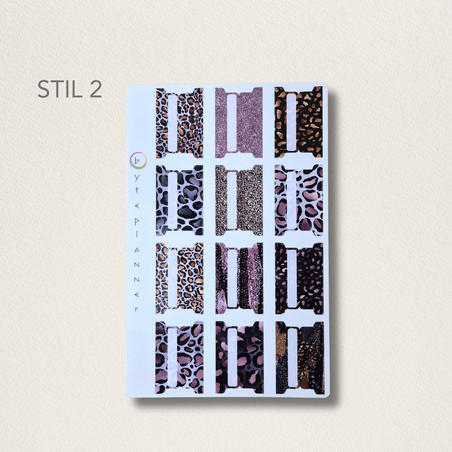 Tabs Dividers Blätte Markieren für Kalender und Planer