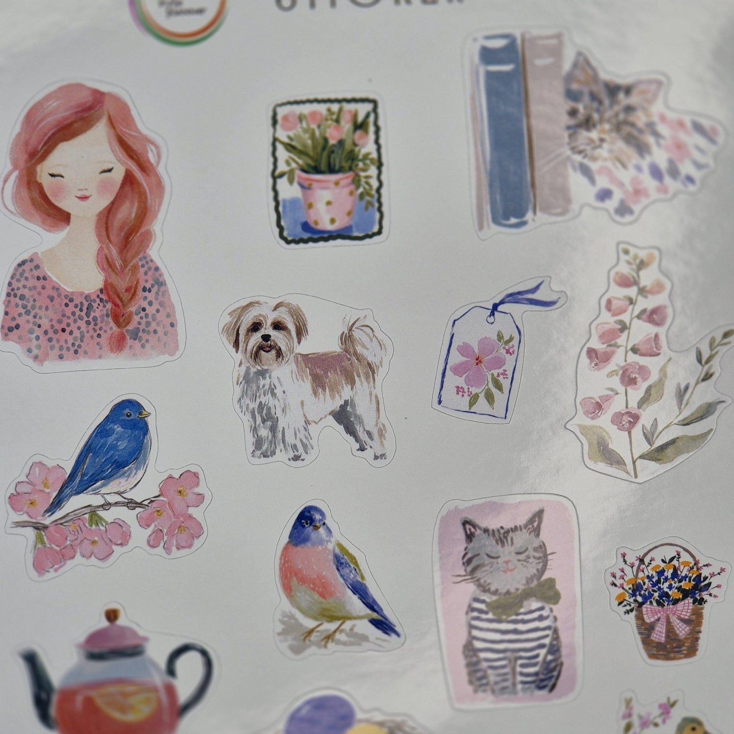 Spring Cottage Sticker Sheet
