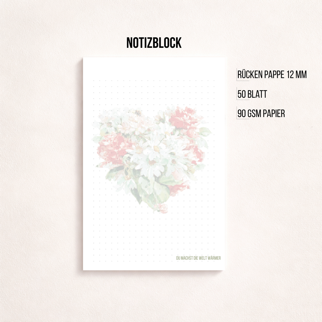 Mini Notizblock Muttertagsgeschenk