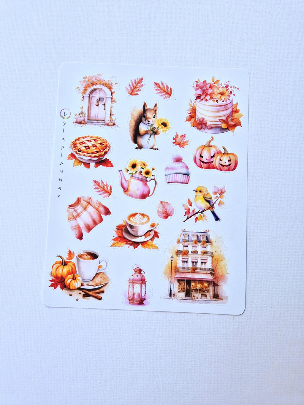 Herbst Sticker Set mit Motiven für Bullet Journal & Planer
