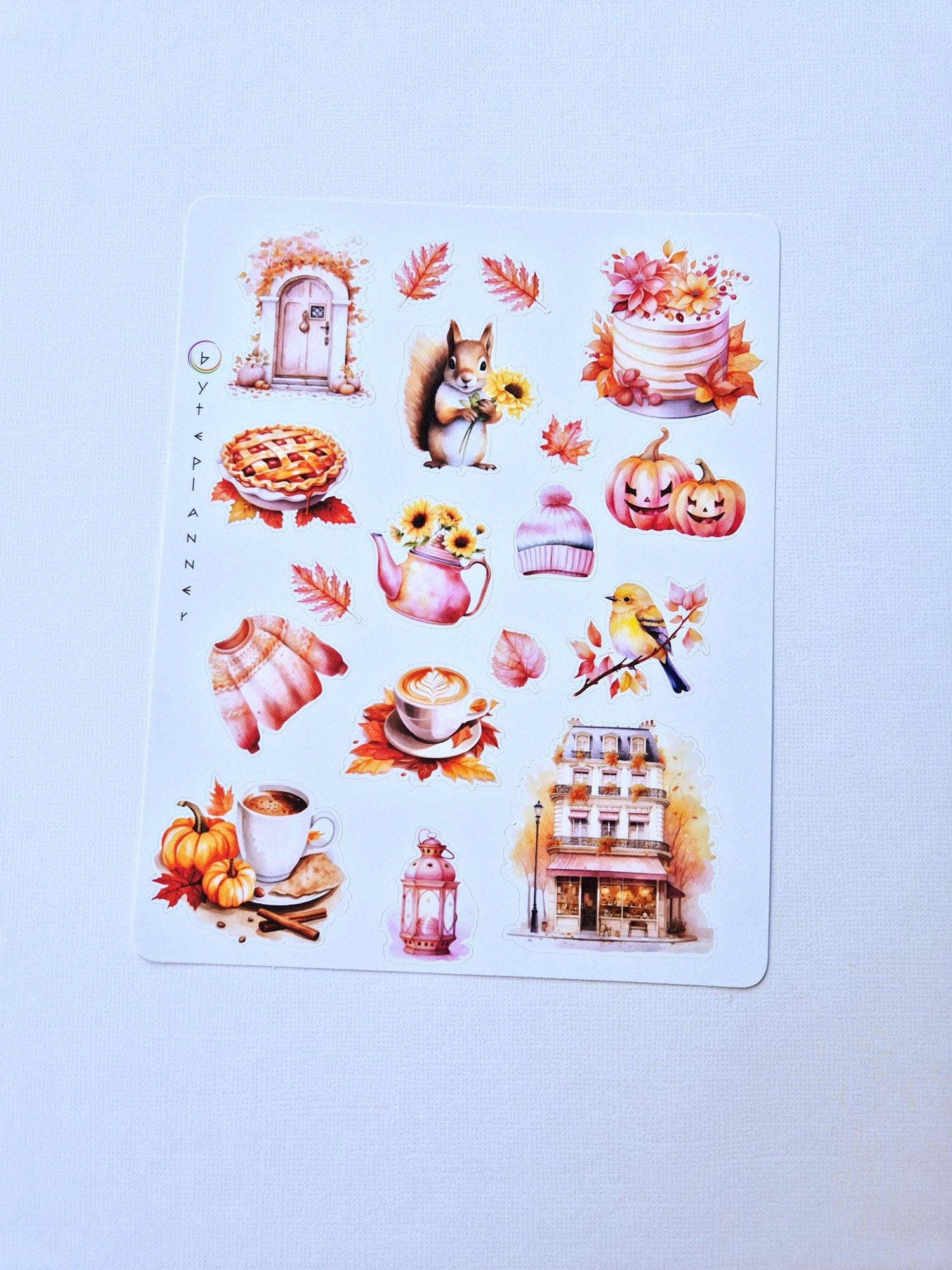 Herbst Sticker Set mit Motiven für Bullet Journal & Planer