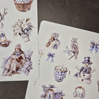 Winter Wonderland Sticker Sheets - Christmas Journal Decoration