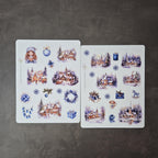 Ein winterlicher Moment zum Festhalten Aquarell-Sticker für deine Planerseiten