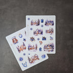 Ein winterlicher Moment zum Festhalten Aquarell-Sticker für deine Planerseiten