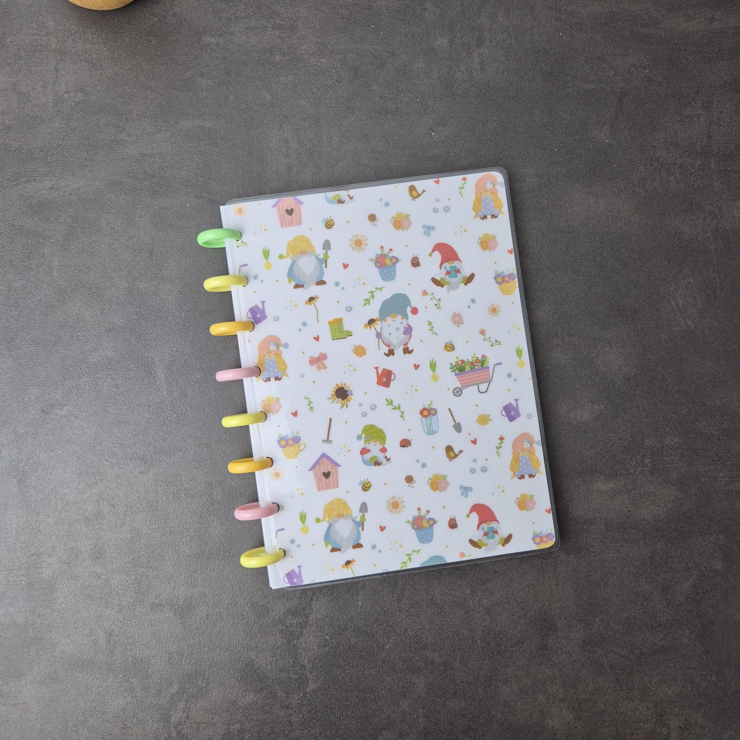 Dein wendebares A5 Discbound Bullet Journal – handgemacht mit bunten Seiten