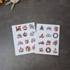 A5 Christmas Planer Discbound mit Weihnachtlichen Stickern