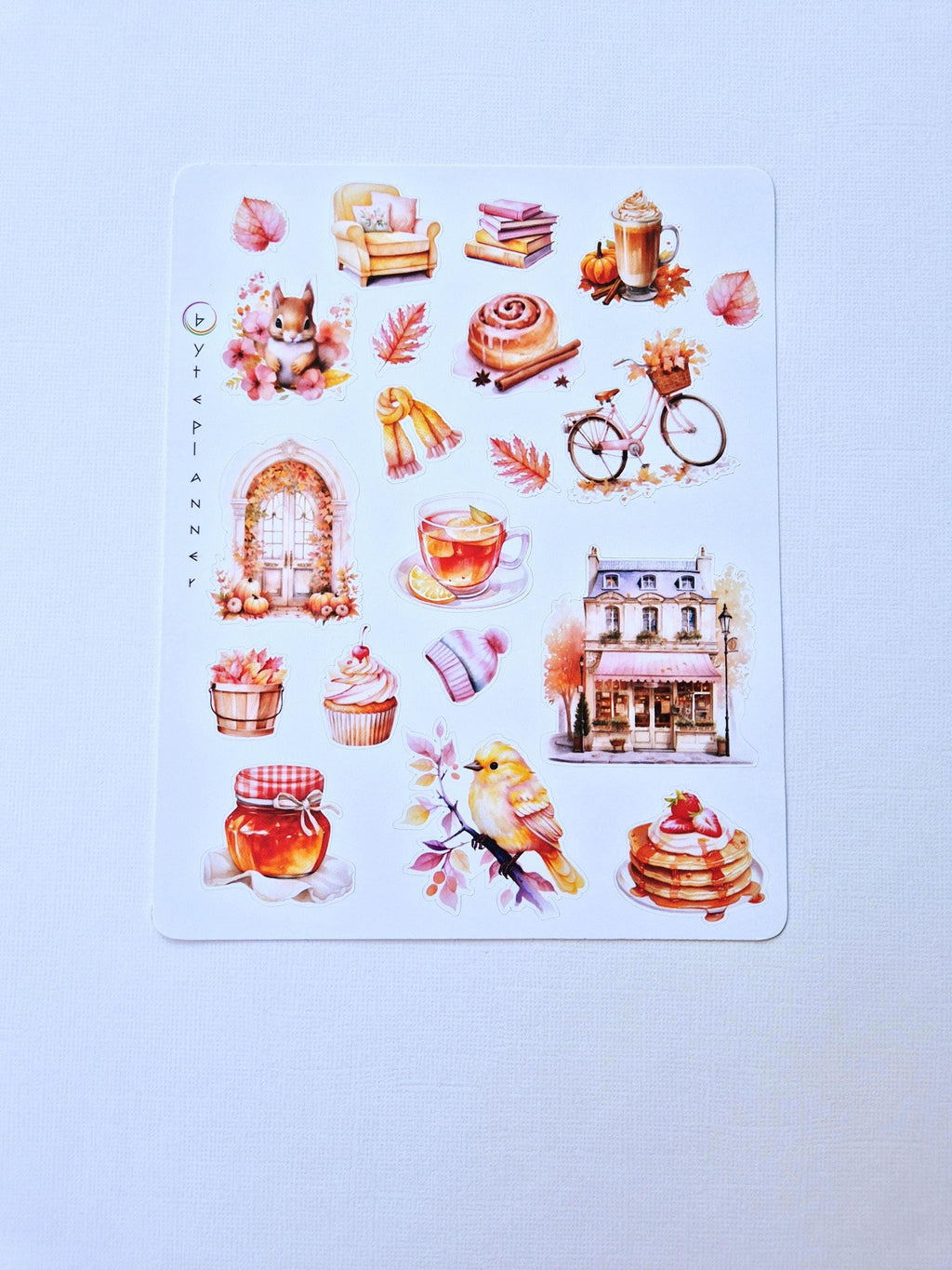 Herbst Sticker Set mit Motiven für Bullet Journal & Planer