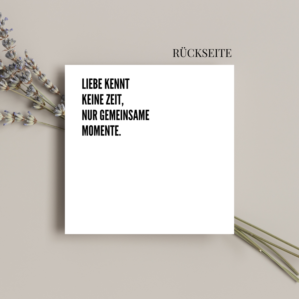 Grußkarte zum Valentinstag oder Hochzeitstag