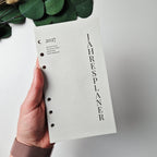 Personal Jahresplaner 2027 – minimalistische Kalendereinlagen