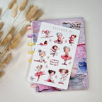 Stickerbogen „Ballet" 