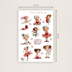 Stickerbogen „Ballet" 
