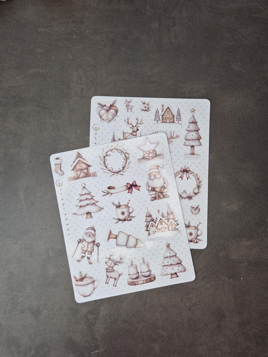 Skandinavische Wintersticker Set | Journal & Planersticker