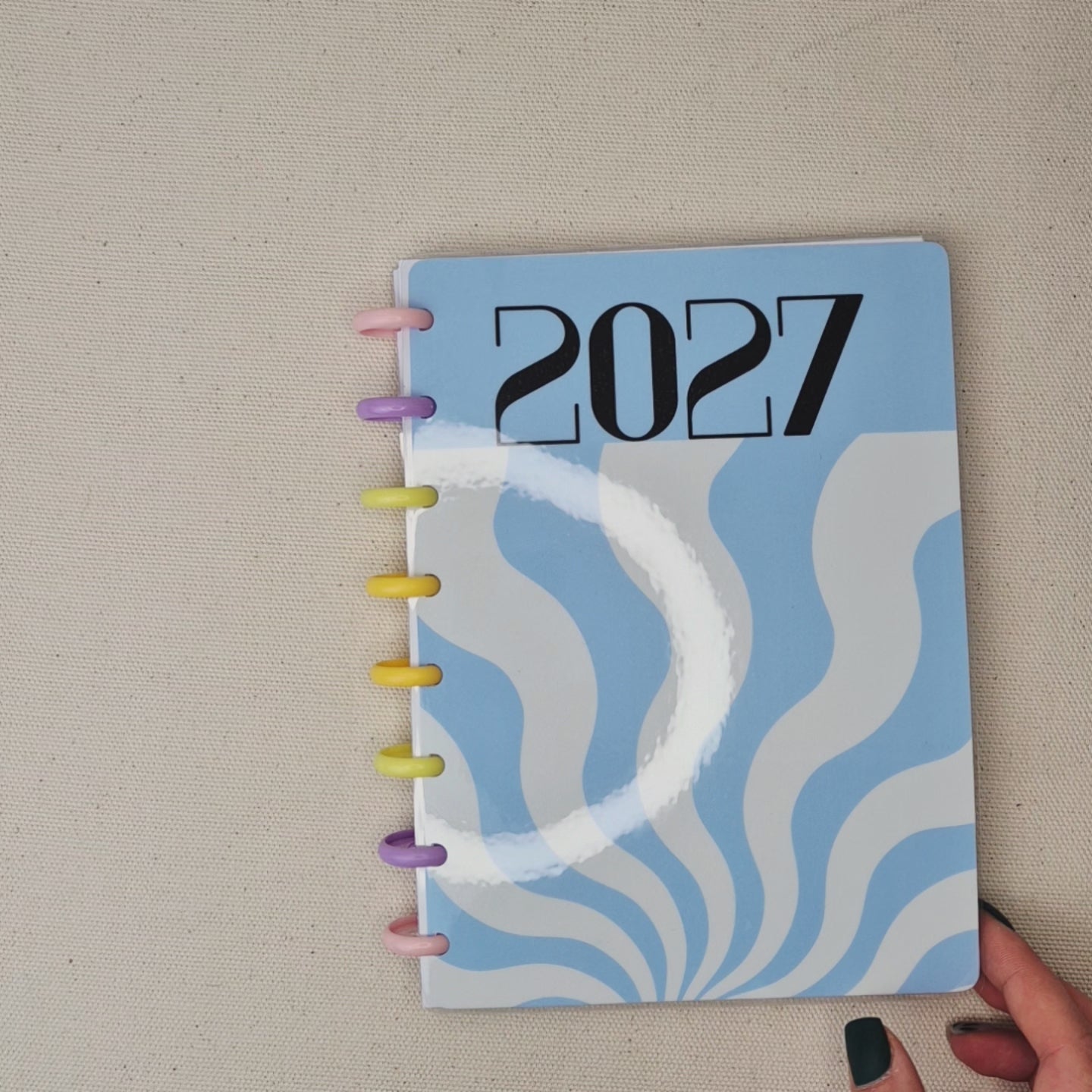 A5 Handgemachter Planer 2027 | Discbound | Wochenübersicht