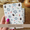 Notizbuch A6 gepunktet mit weihnachtlichen Naturmotiven